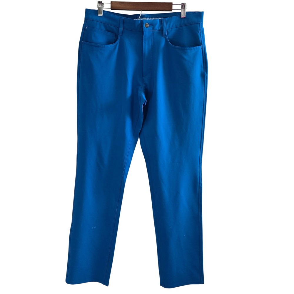 FootJoy Golf Pants‎ Mens 34x34 Blue Excellent Performance 5-Pocket Trousers